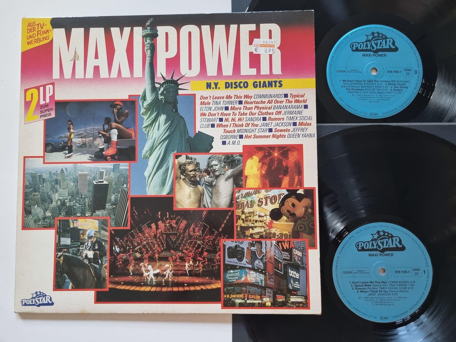 Various - Maxi Power - N.Y. Disco Giants 2x Vinyl LP Germany
