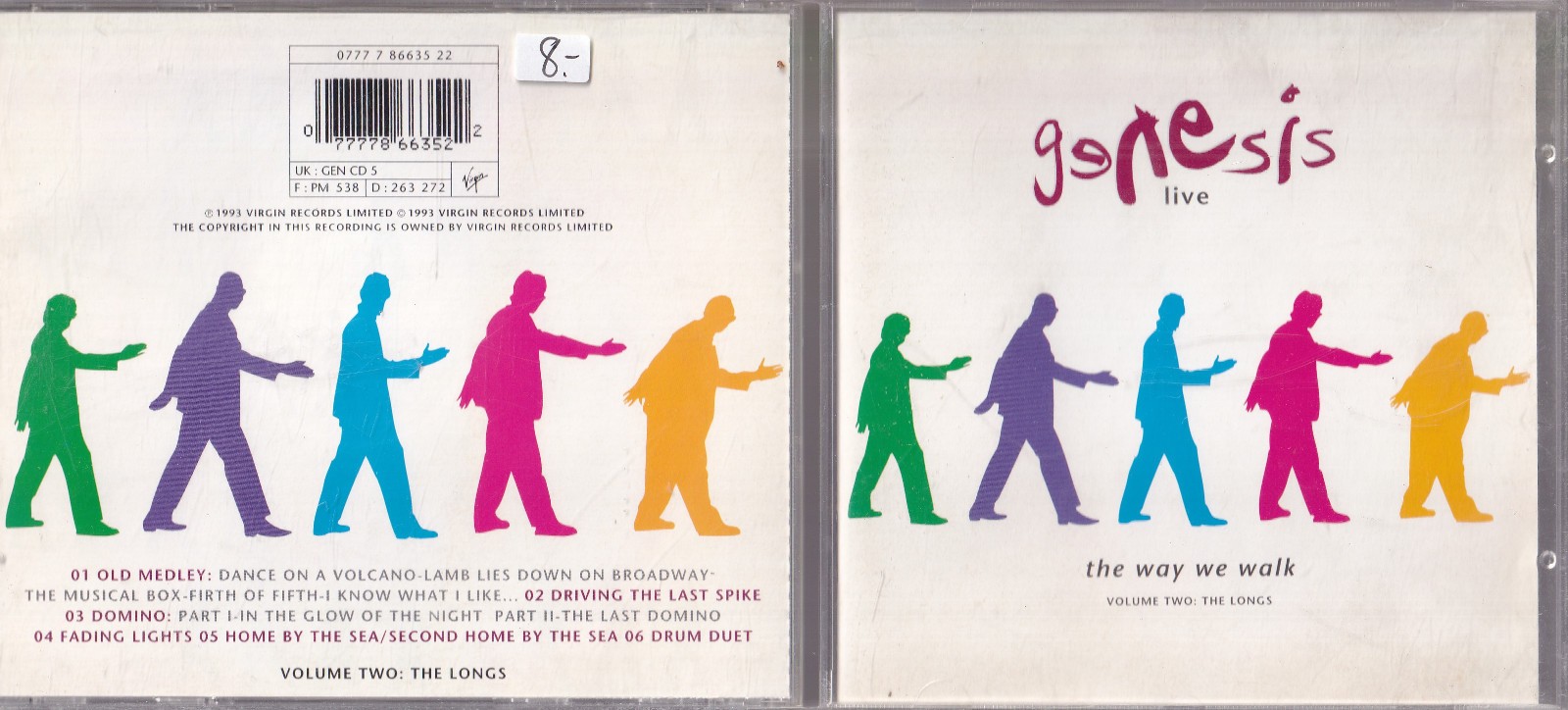 Genesis – Live / The Way We Walk (Volume Two: The Longs) CD Virgin