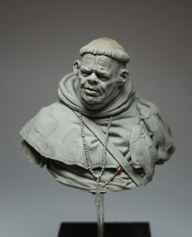 “Cooking at the Monastery” Monk Bust Romain Van den Bogaert