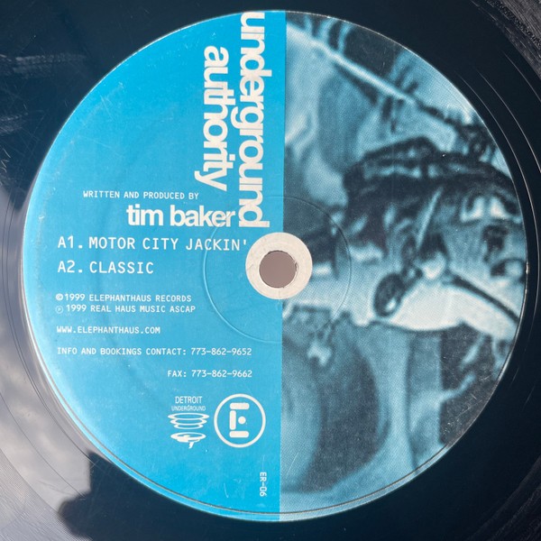 Tim Baker - Underground Authority (12")