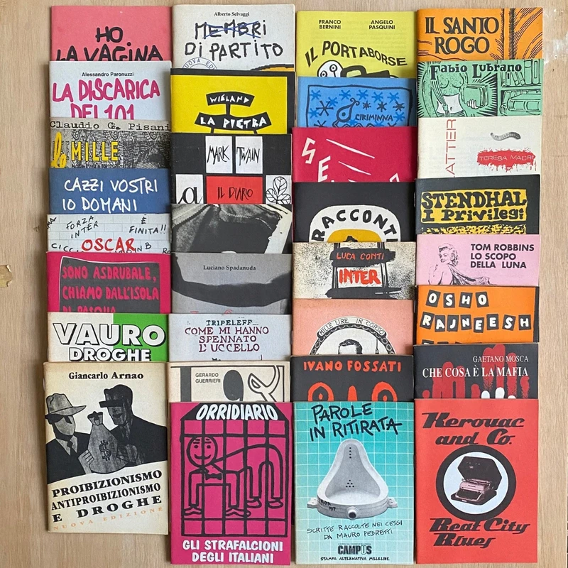 Lotto 33 Libri Millelire Stampa Alternativa (1991-1997) - Bukowski, Fossati, Splatter, Vauro