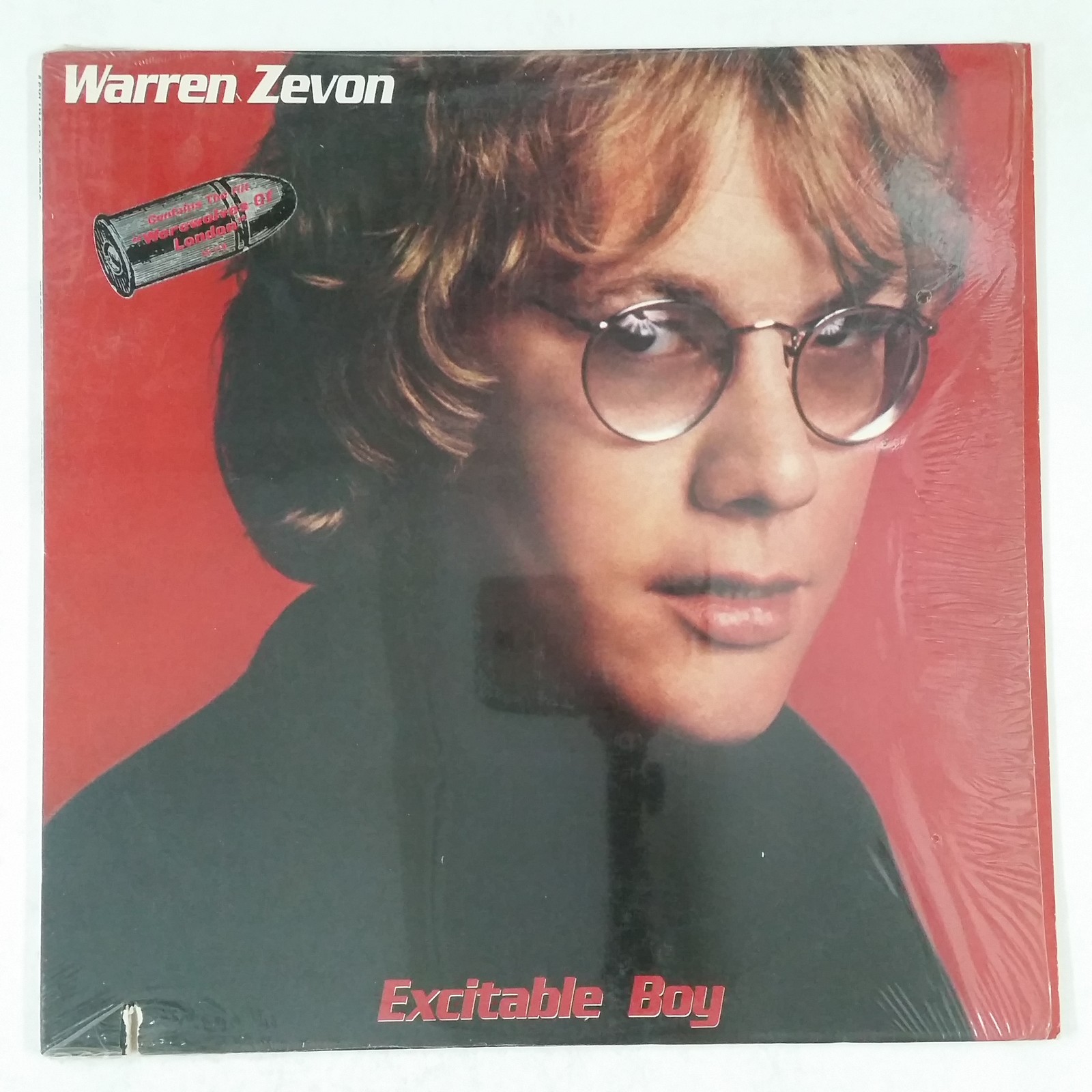 Warren Zevon Excitable Boy 6E118 PRC LP Vinyl VG+ Cvr Shrink Slv Hype 1978