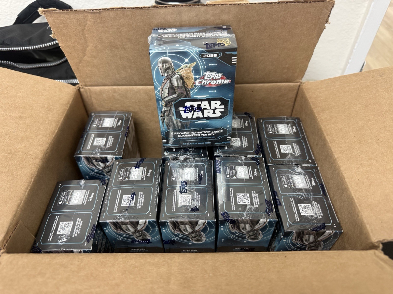 2026 Topps Chrome Star Wars Blaster Value Boxes New Factory Sealed Lot of 10