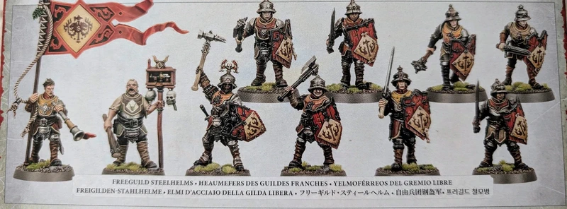 10x Freeguild Steelhelms - Cities of Sigmar AoS (Neuf, -30%)