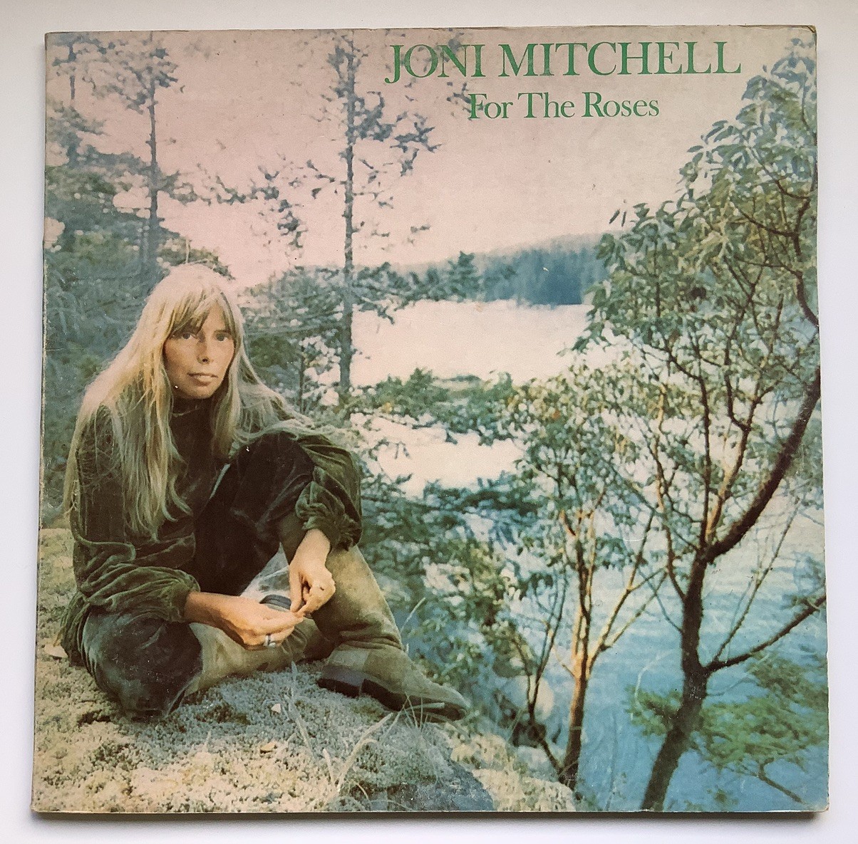 JONI MITCHELL For The Roses LP UNIPAK GATEFOLD 1972 UK 1st Gramophone Asylum