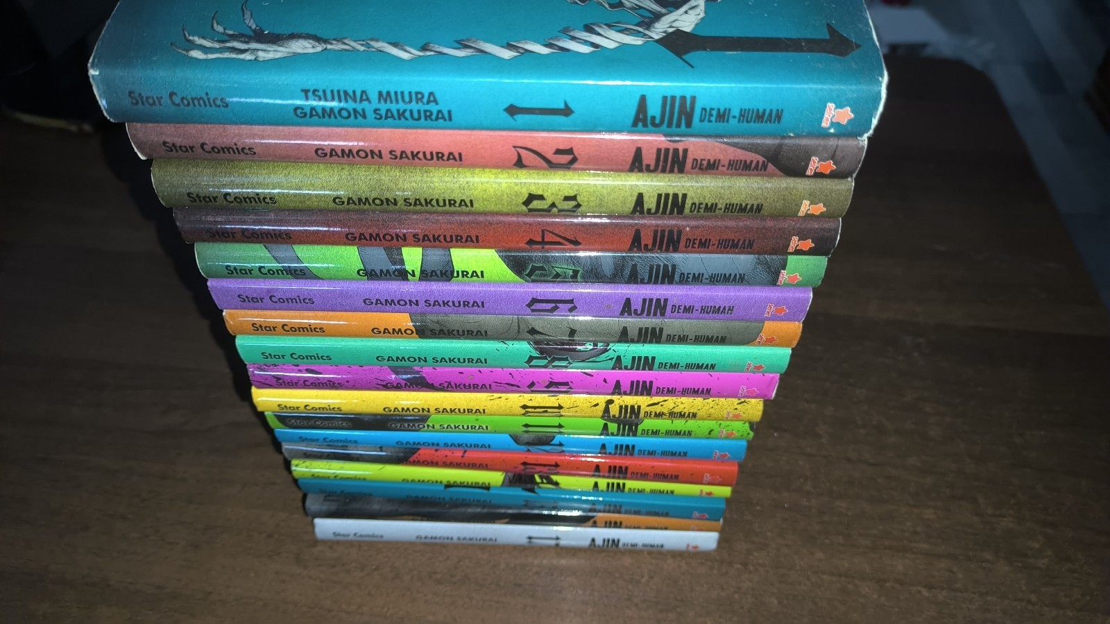 AJIN-DEMI HUMAN SERIE COMPLETA 1/17 STAR COMICS MANGA