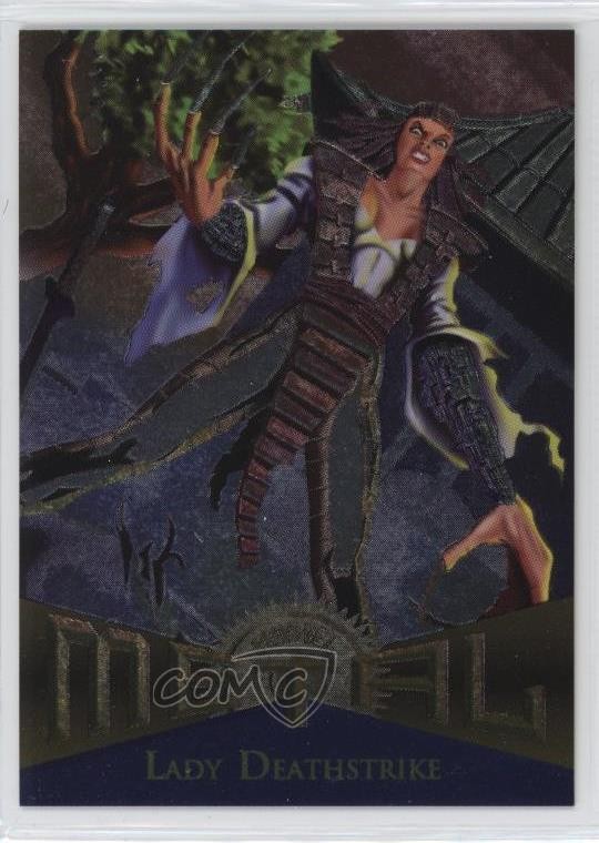 Fleer Marvel Metal Lady Deathstrike #100 1995 12zm