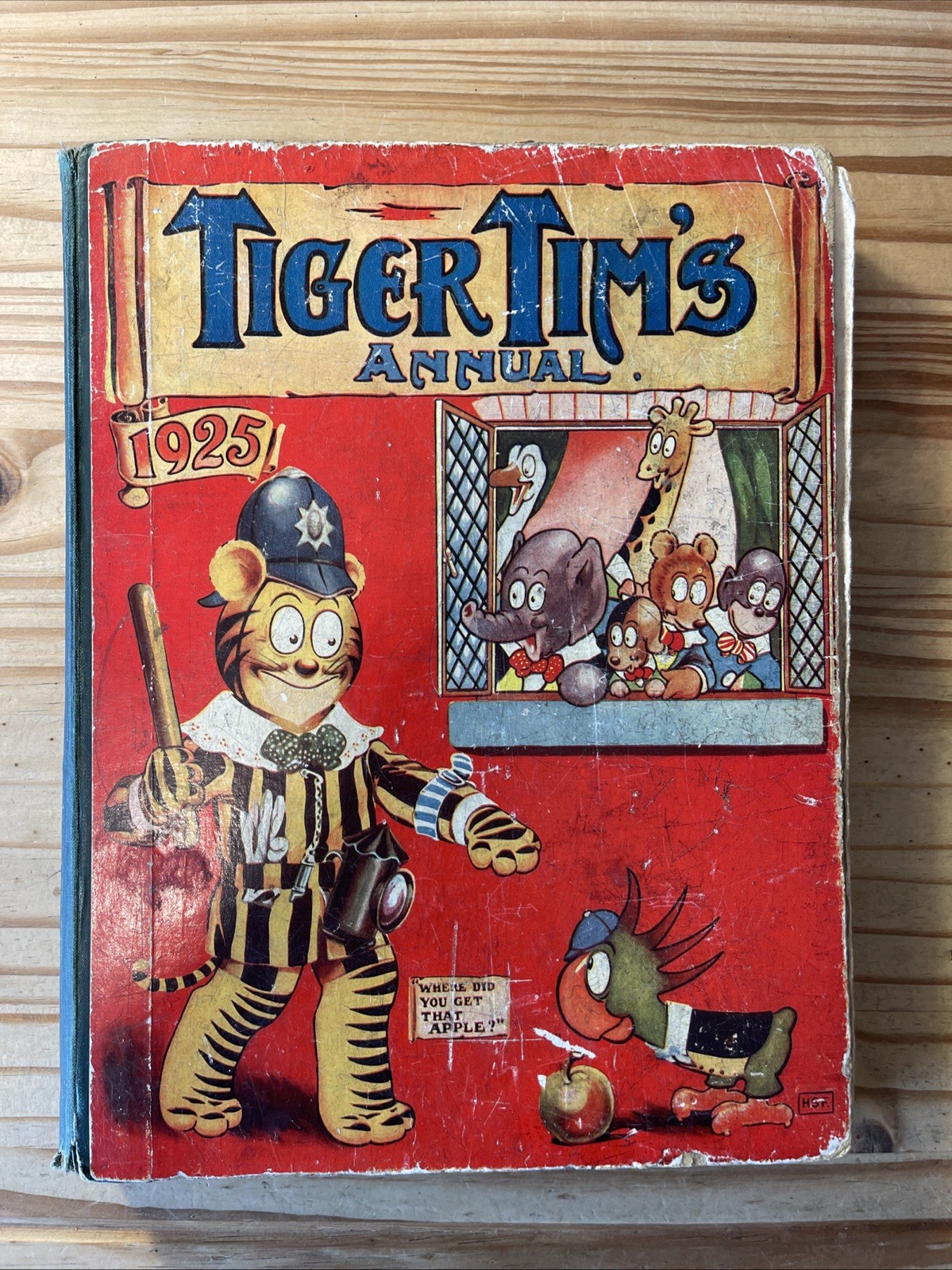 Tiger Tim's Annual 1925 Low Grade but all pages present, 10 detached. Vintage HB