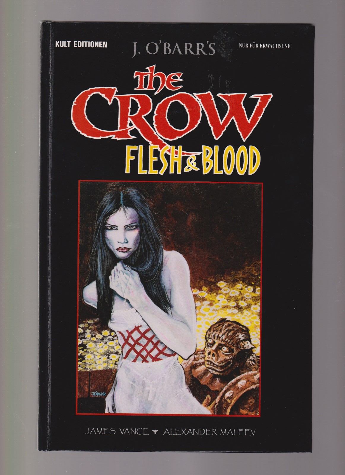 the crow / flesh & blood edizione cult edizione copertina rigida in lingua tedesca