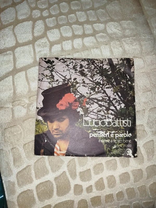 45 giri - Battisti - "Pensieri e Parole"