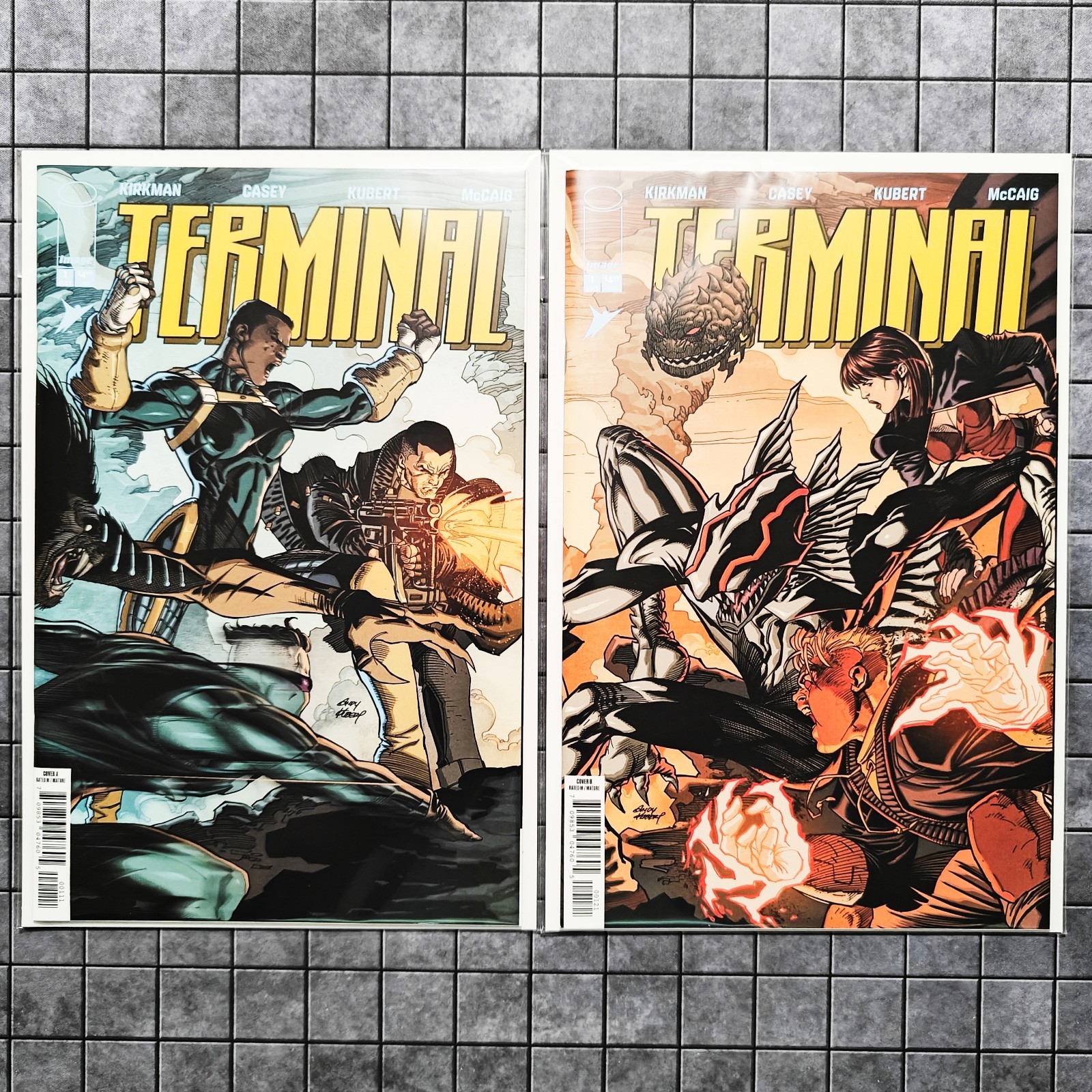 Terminale #1 - (A, B) - Kubert Set di copertine variante avvolgente di collegamento - 2026 quasi nuovo