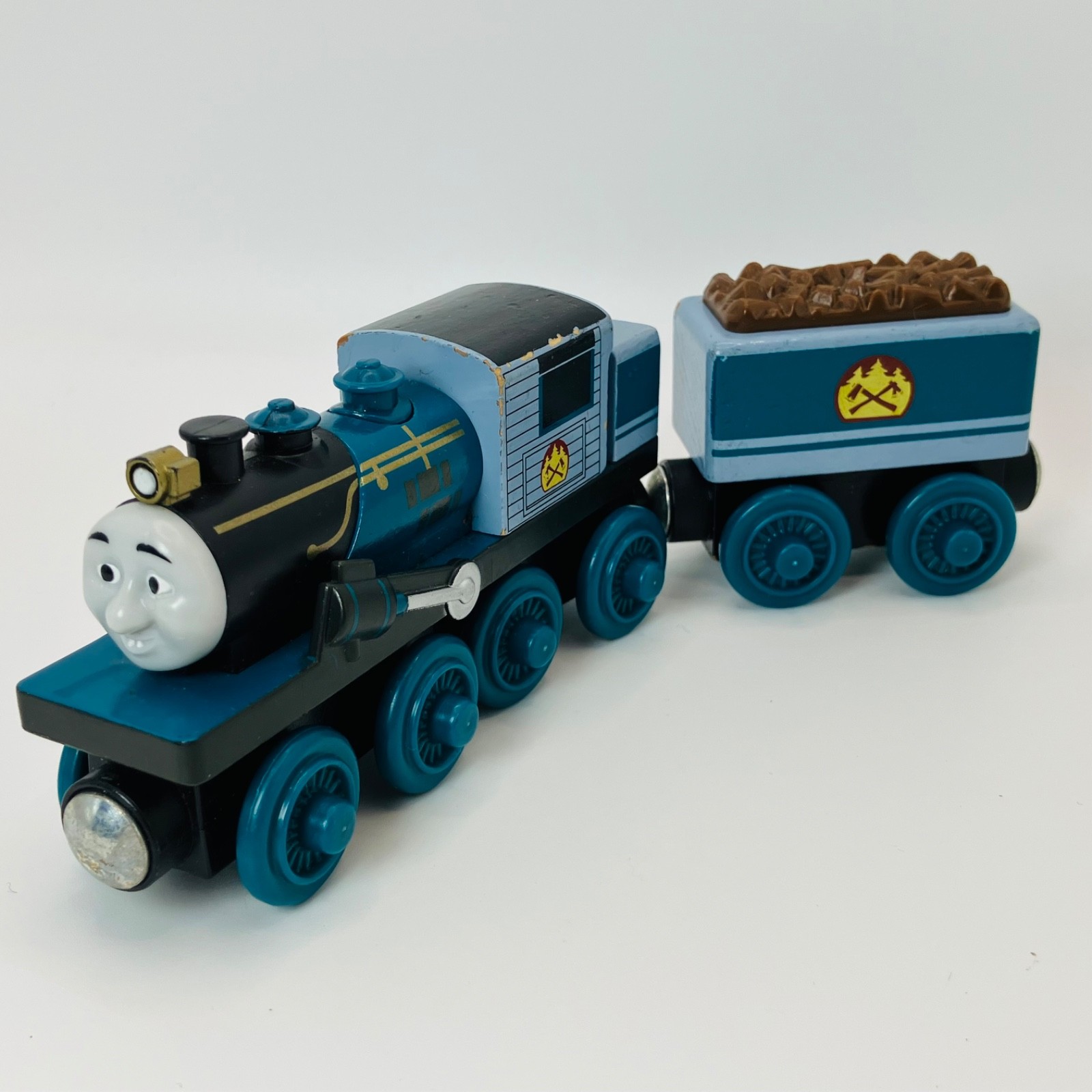 Wooden Railway FERDINAND & TENDER Thomas & Friends Learning Curve Brio