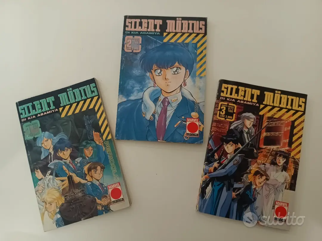 Silent Mobius 1 2 3 - prima edizione Marvel manga