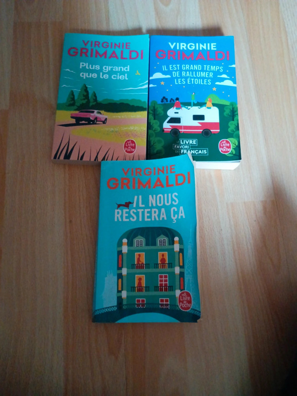 Virginie Grimaldi 3 livres