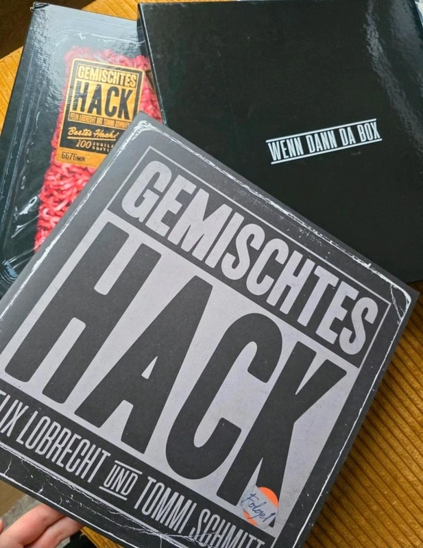 Gemischtes Hack Box / Schallplatte