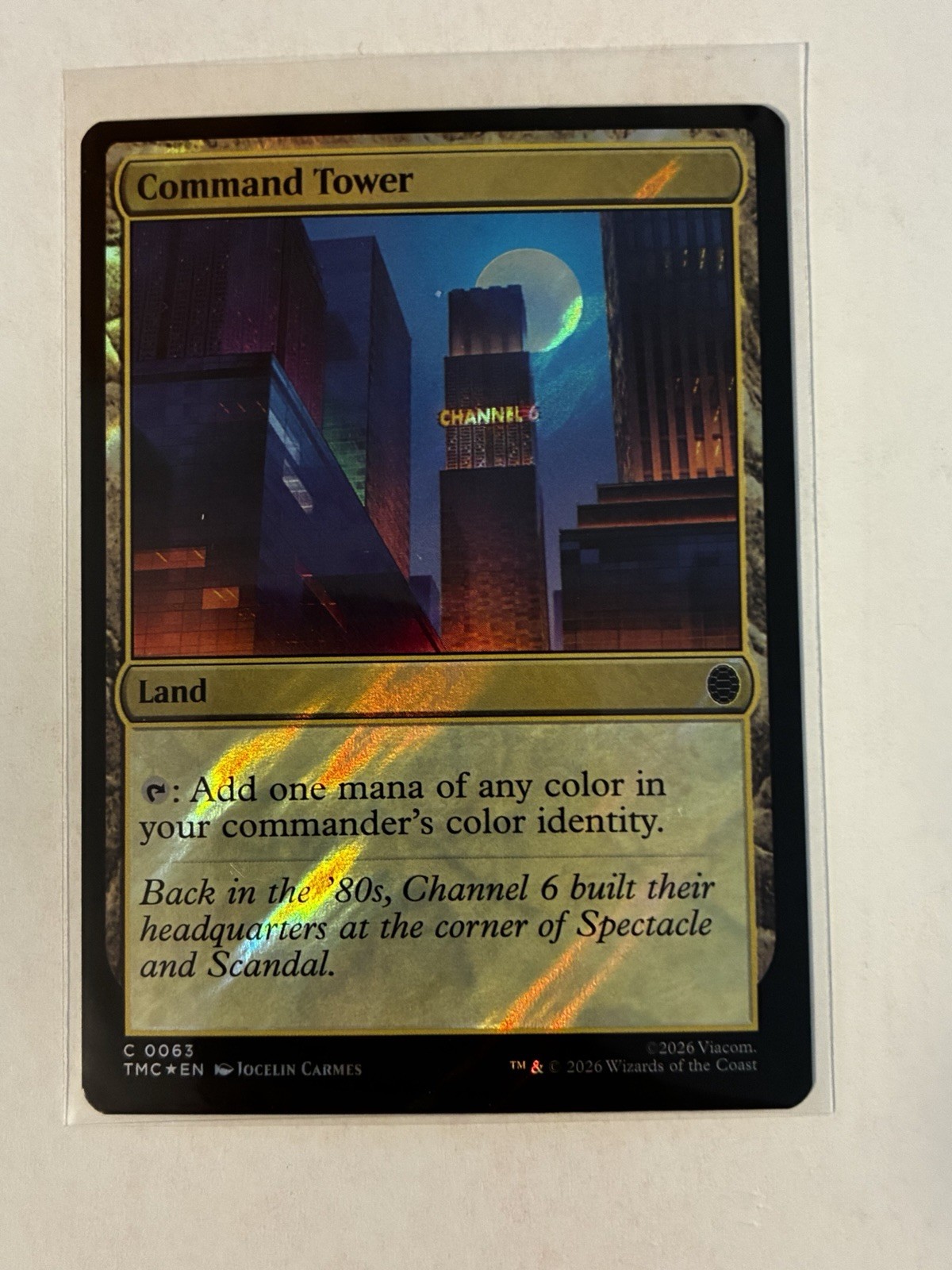 MTG Surge Foil Torre di Comando, Terra, Comandante TMNT