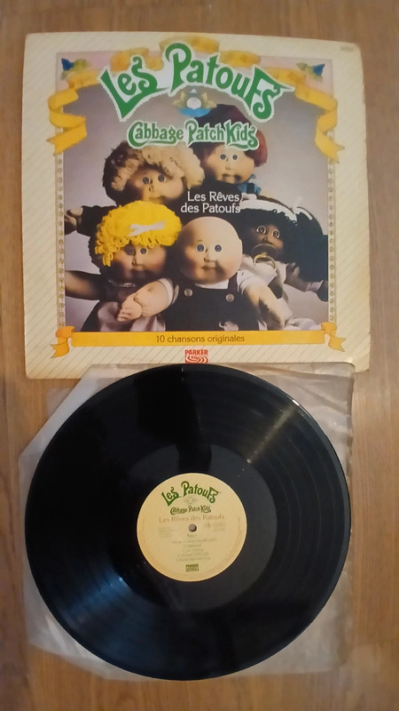 Vinyle 33T Les Rêves des Patoufs Cabbage Patch Kids Collector 84s