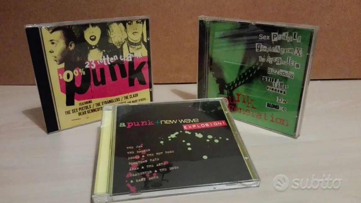 3 cd- compilation musica Punk