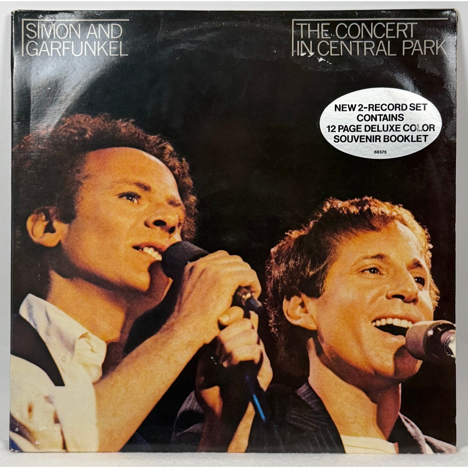 Simon & Garfunkel Concert in Central Park 2LP 1982 Geffen 88575 Booklet Vinyl