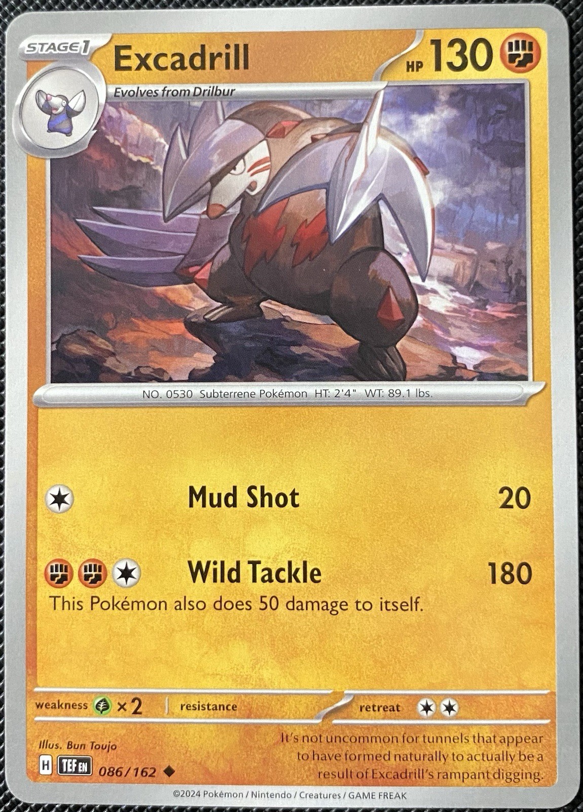 Excadrill 086/162 SV05: Temporal Forces Regular NM Pokémon