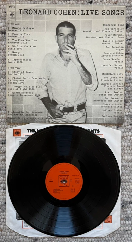 Leonard Cohen - Live Songs