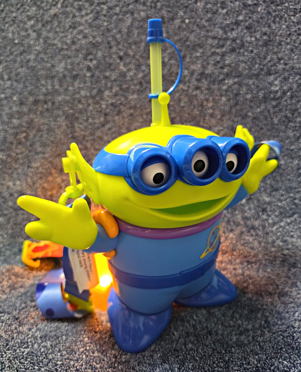 Disney Parks Toy Story Alien Light Up Sipper nuovo senza etichette