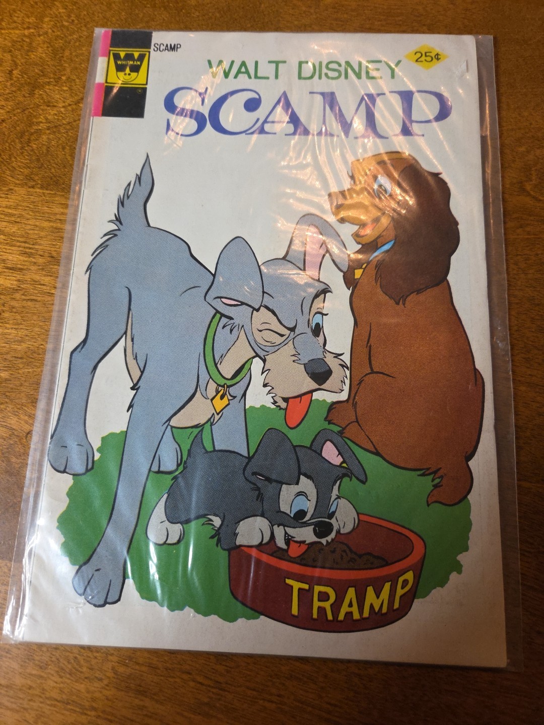 Whitman Walt Disney's Scamp #26 comic book 1975 Lady & The Tramp; Al Hubbard art