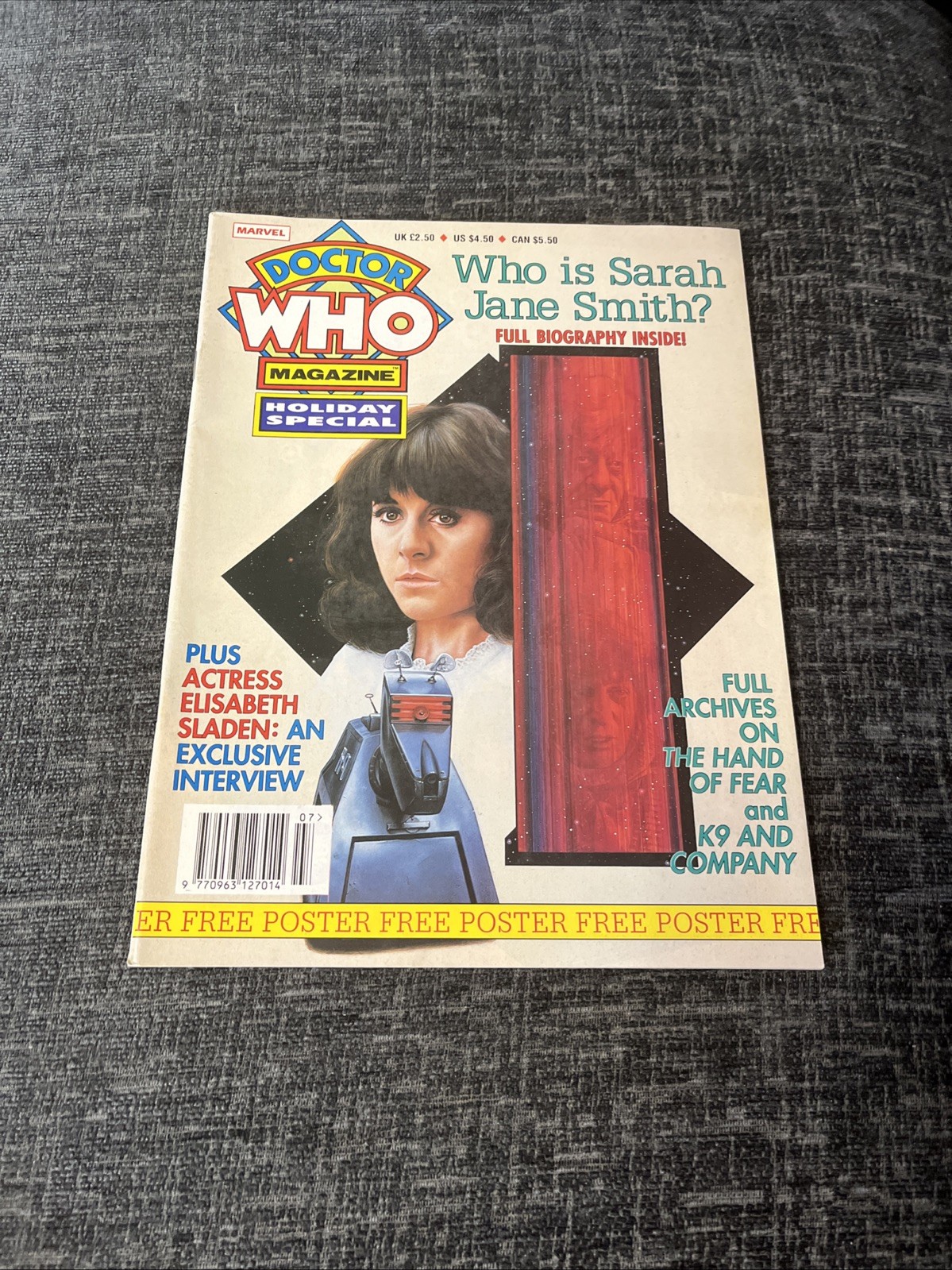 Doctor Who Magazine Holiday Special 1992 with Free Fold Out Poster
