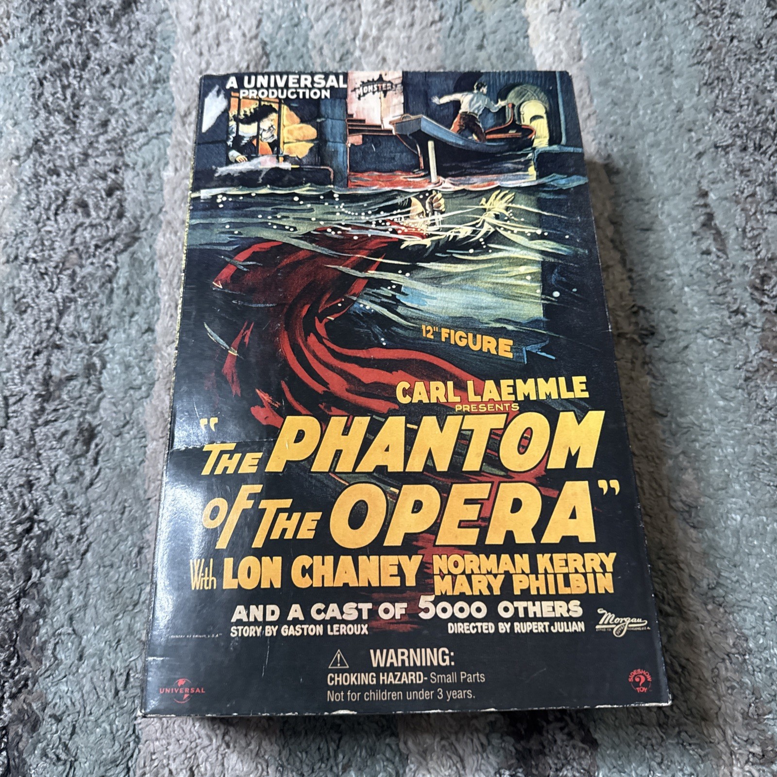 Modellino Sideshow Toy Phantom of the Opera Lon Chaney Vintage 2001 1/6 12" NUOVO