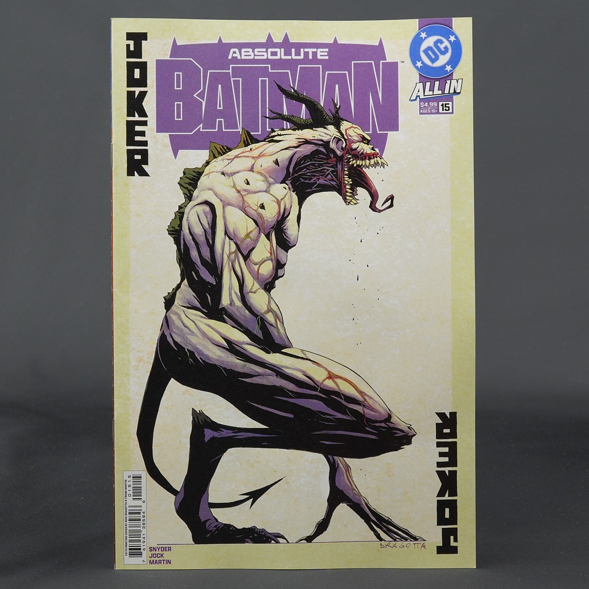 ABSOLUTE BATMAN #15 5° ptg Cvr A DC Comics 2026 0626DC8531 (CA) Dragotta