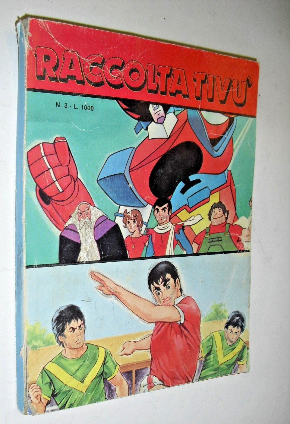 RACCOLTA TV 3 Gundam Daitan 3. Kyasan. Tekkaman. GAIKING. MAZINGA Z