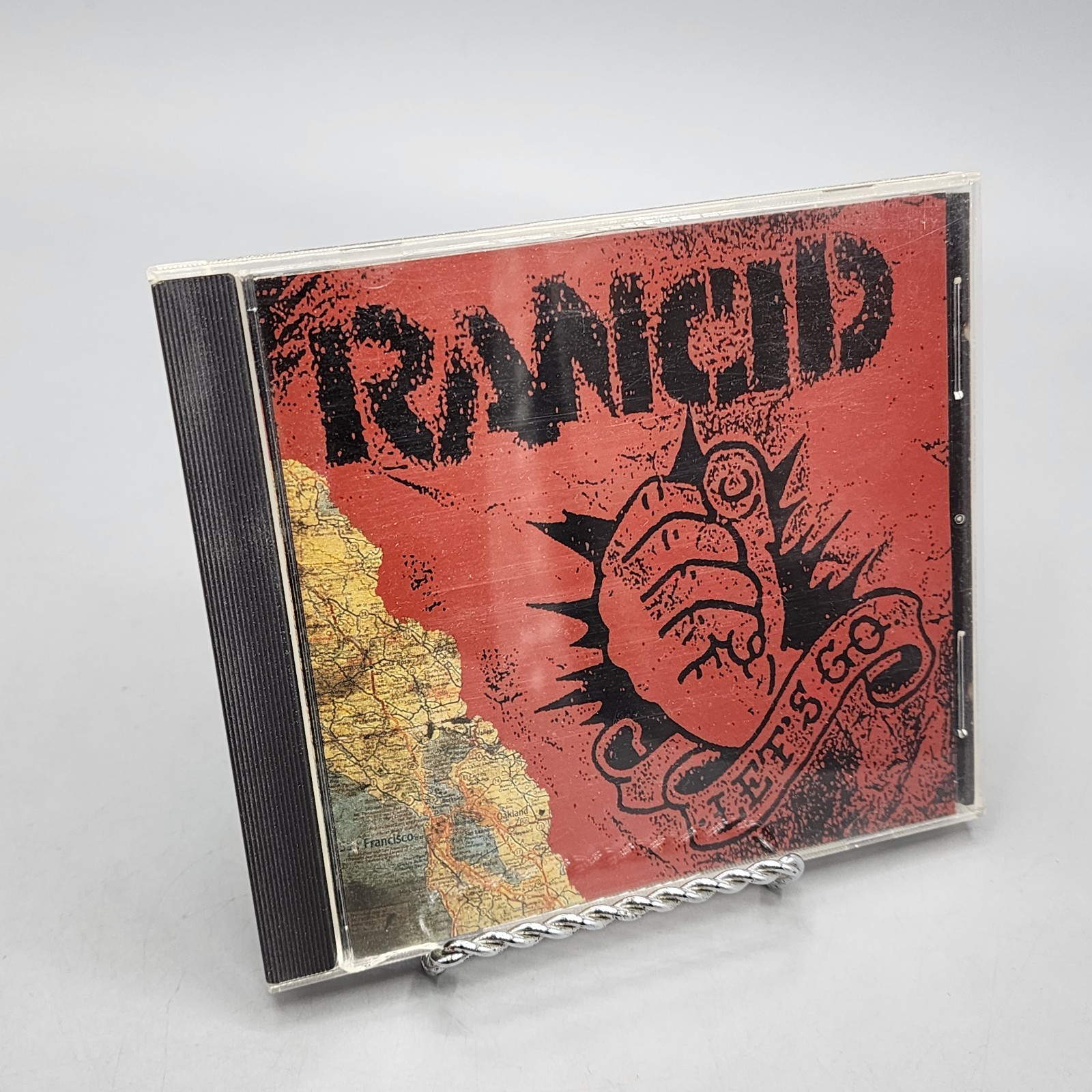 Let's Go by Rancid (CD, 1994) Damaged Case / NICE Disc