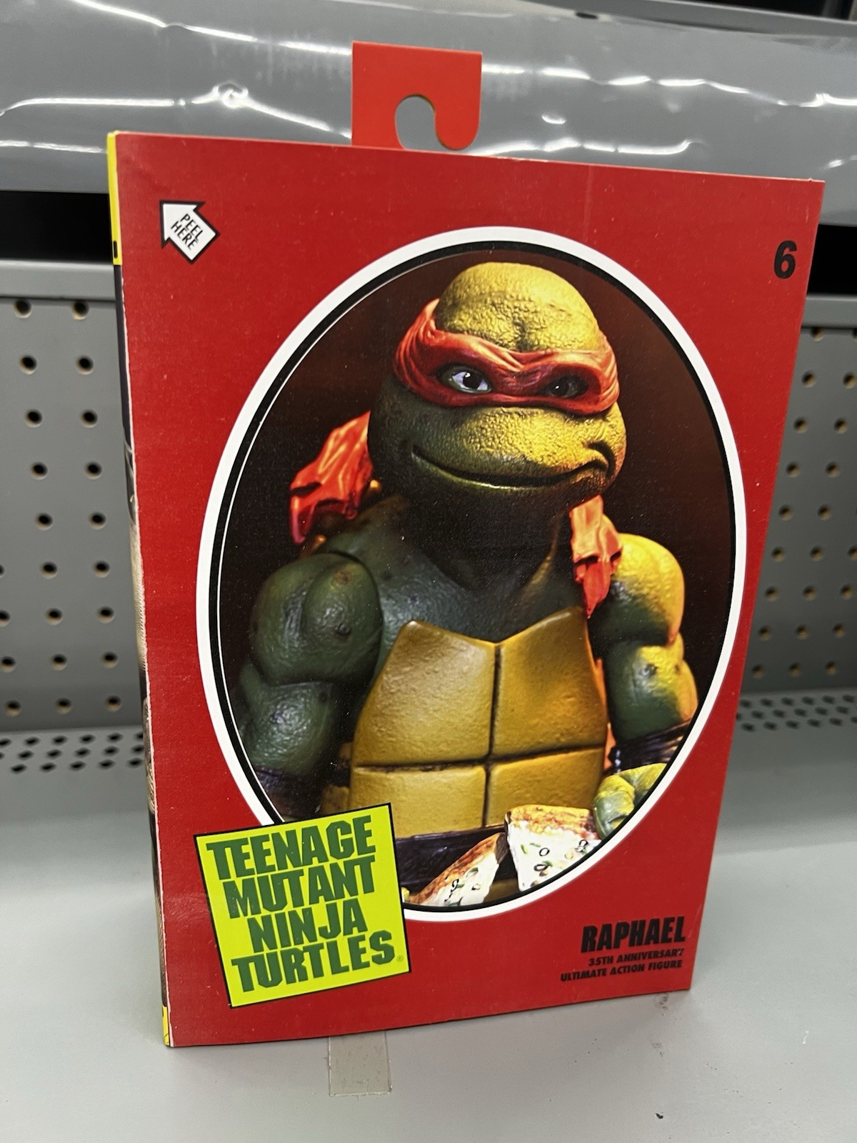 Modellino NECA TMNT 1990 Movie 35th Anniversary Raphael 6" Ultimate NUOVO