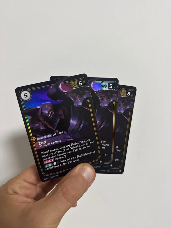 Zed without a sound vendetta riftbound playset ps
