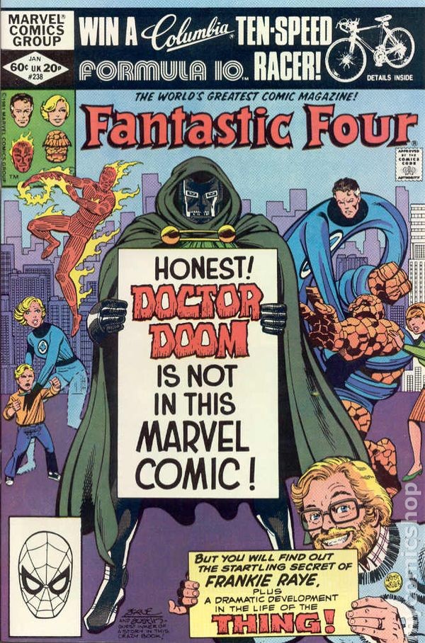 Fantastic Four #238 VG 1982 Stock Image Low Grade