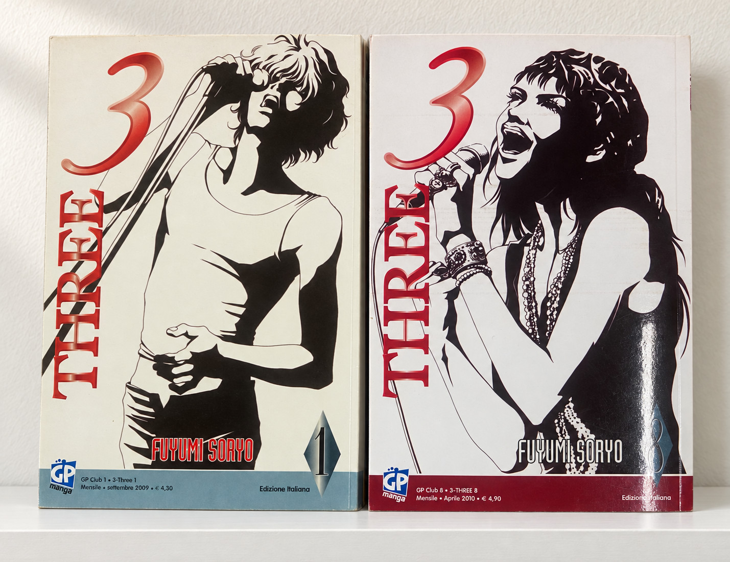 3/THREE | 1-14 COMPLETA | Prima Edizione | GP Manga | Fuyumi Soryo