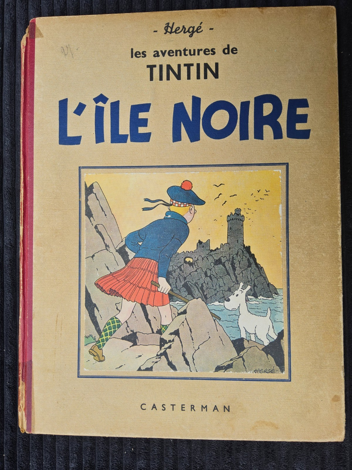 Tintin - L’ile noire - Noir et Blanc - Edition  A17 bis de 1942 - TBE