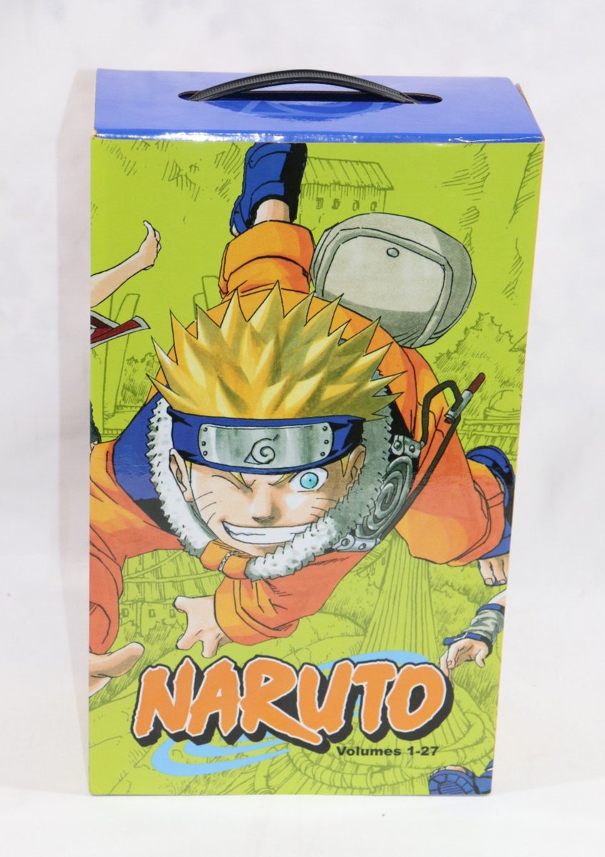 Naruto Manga Box Set 1 Volumi 1-27 Poster Completo Libretto Inglese VIZ