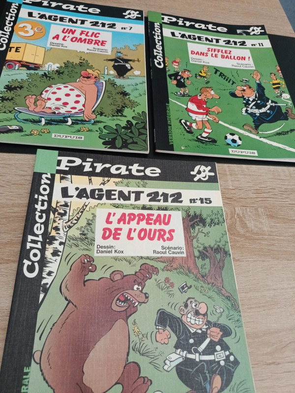 Lot BD "l'agent 212"