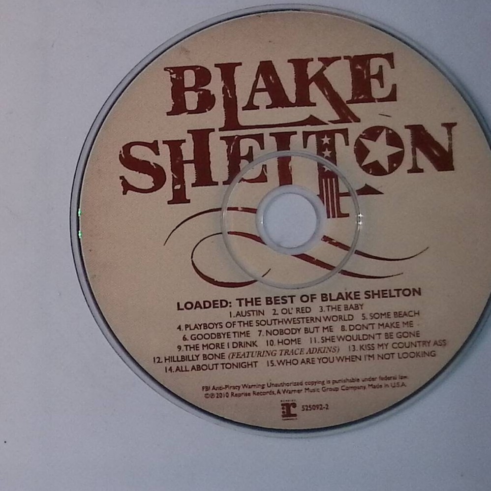 Blake Shelton Loaded: The Best of Blake Shelton Reprise CD Tested and Works