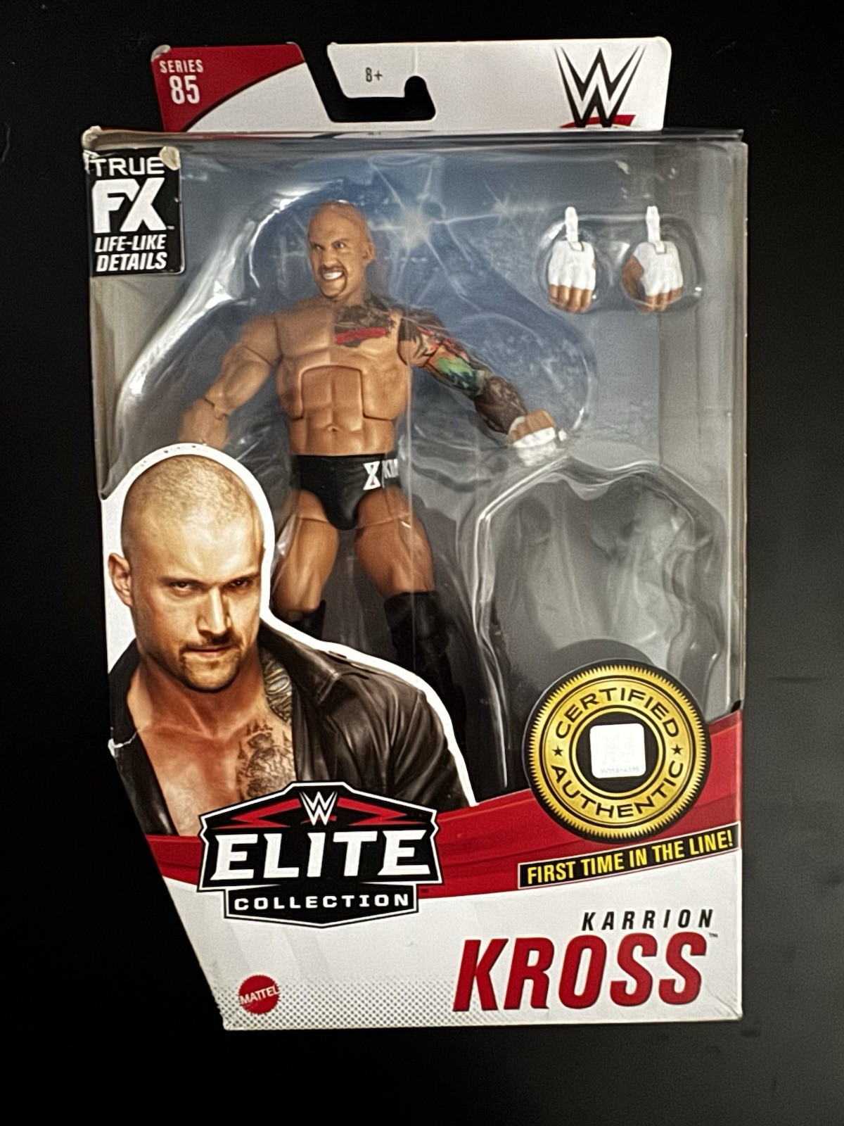 Mattel WWE Elite Collection Karrion Kross Action Figure w/ Alt Hands (Boxed)
