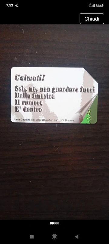 Telecom carta telefonica