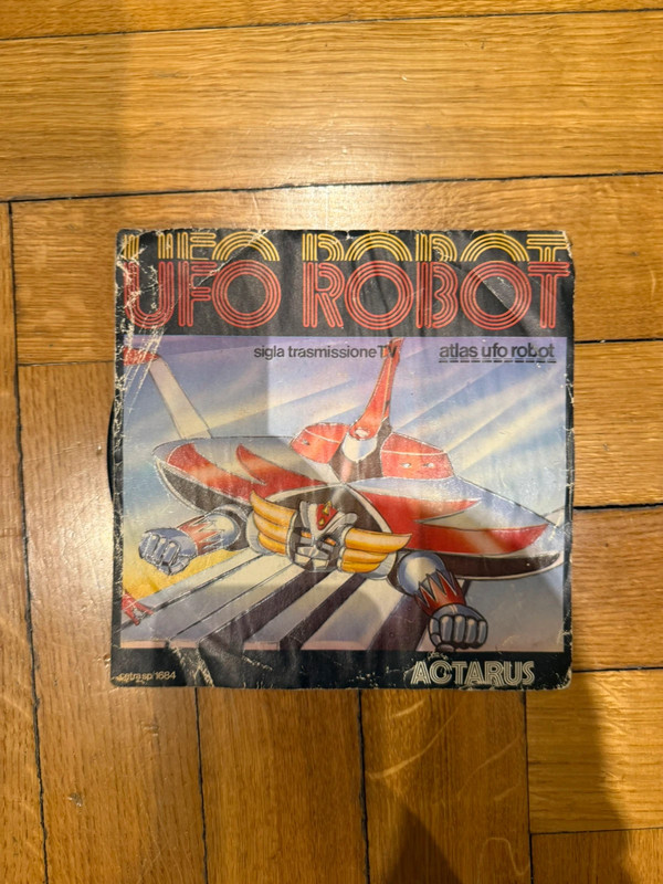 Ufo robot disco vintage anni 80