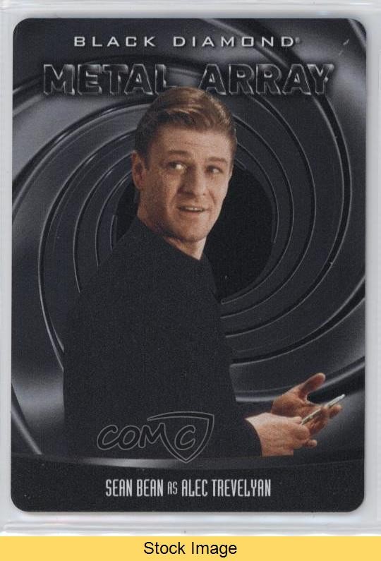 2025 James Bond Black Diamond Metal Array Sean Bean come Alec Trevelyan LEGGI 02aj