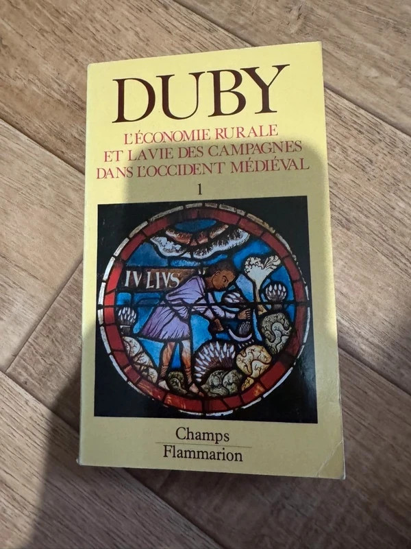 DUBY, l’économie rurale et la vie des campagnes dans l’occident médiéval.
