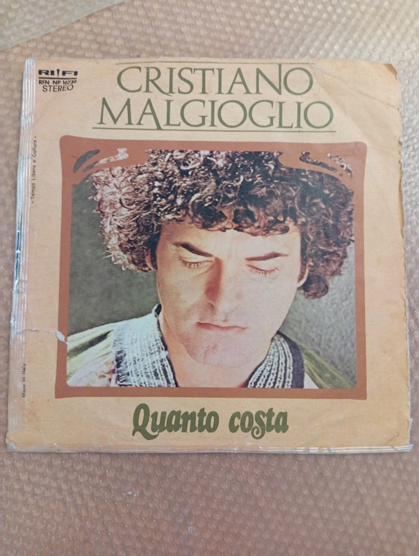 Vinile 45 giri "Cristiano Malgioglio"