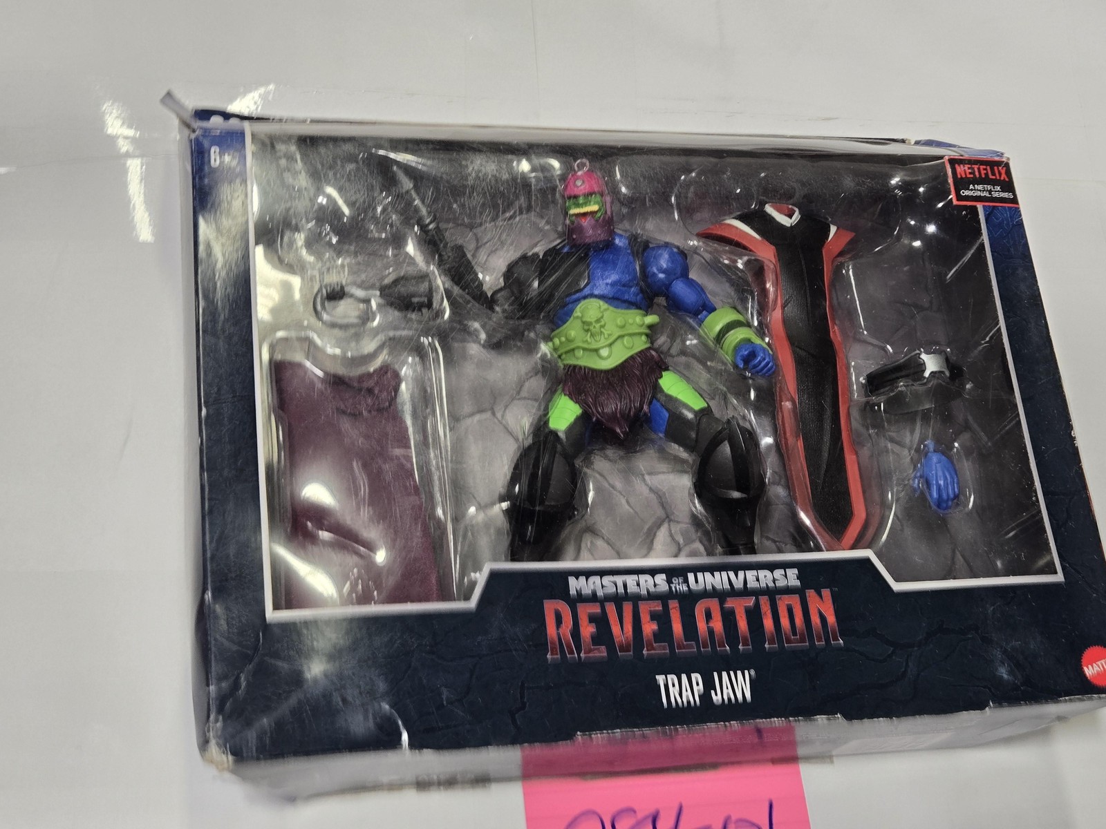 Masters Of The Universe Revelation Trap Jaw Figura 7in Mattel Giocattolo Multi Nuovo
