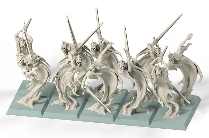 10 Guerreros Espectrales Espada a Dos Manos Beholder 32mm