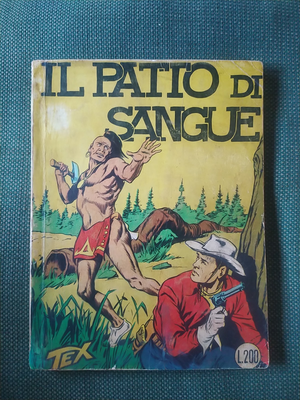 TEX SPILLATO N. 7 AUT. 478 CENSURATO OTTIMO 100 PAGINE SECONDA EDIZIONE 