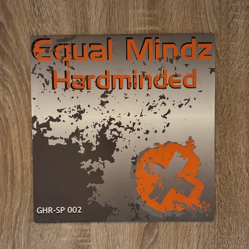 Equal Mindz – Hardminded • Mind Hunterz Remix • Clear Blue Hardstyle Vinyl 12” • M- (2007)